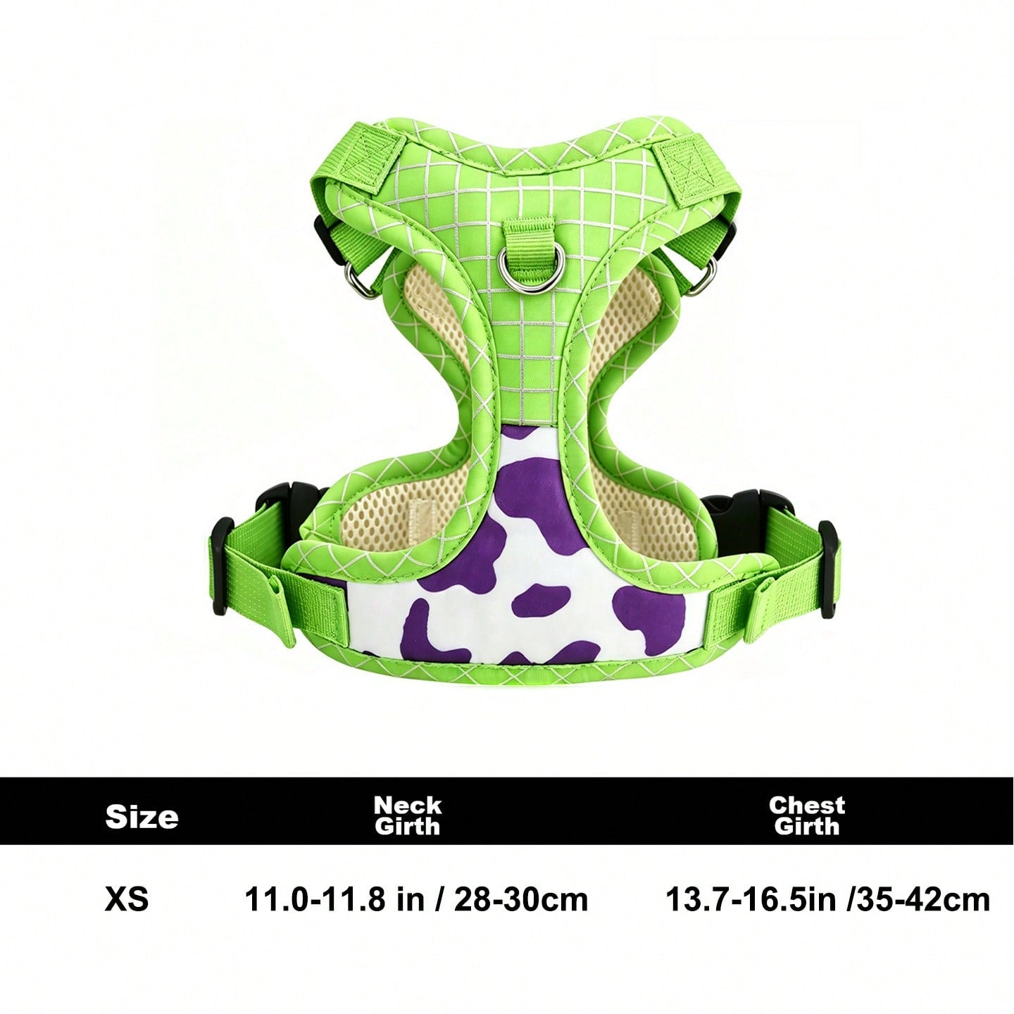 No Pull Dog Harness,Adjustable Oxford Medium Dog Harness With Leash,Reflective No-Choke Pet Vest Harness With Easy Control Soft Handle For Small Medium Dogs