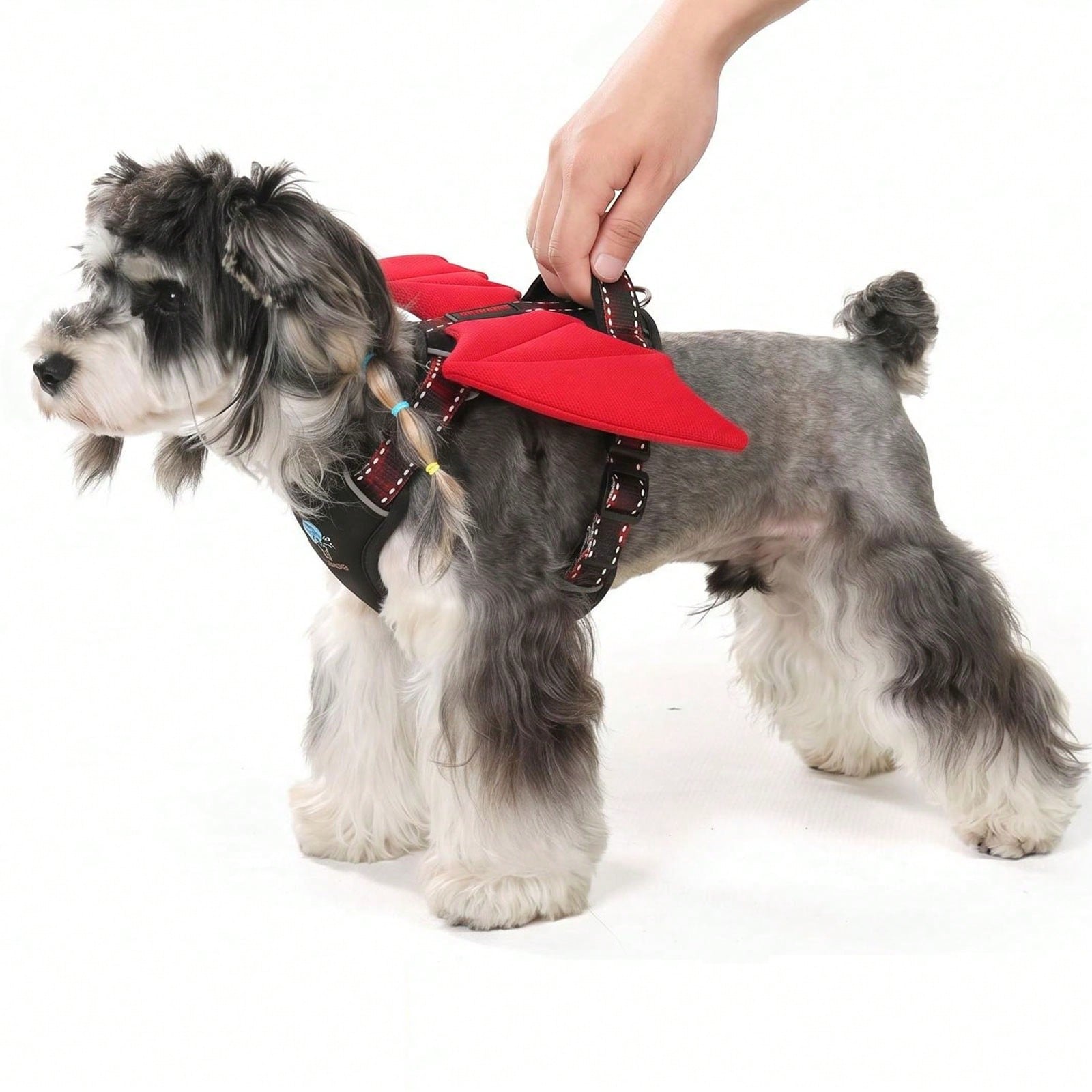 Halloween Pumpkin Devil Wings Pet Vest Harness, Adjustable Breathable Easy-On/Off Chest Strap, Escape-Proof Dog Walking Harness, Suitable For Puppies, Cats, Small, Medium, Large Dogs, Holiday Party Cosplay Outdoor Pet Supplies
