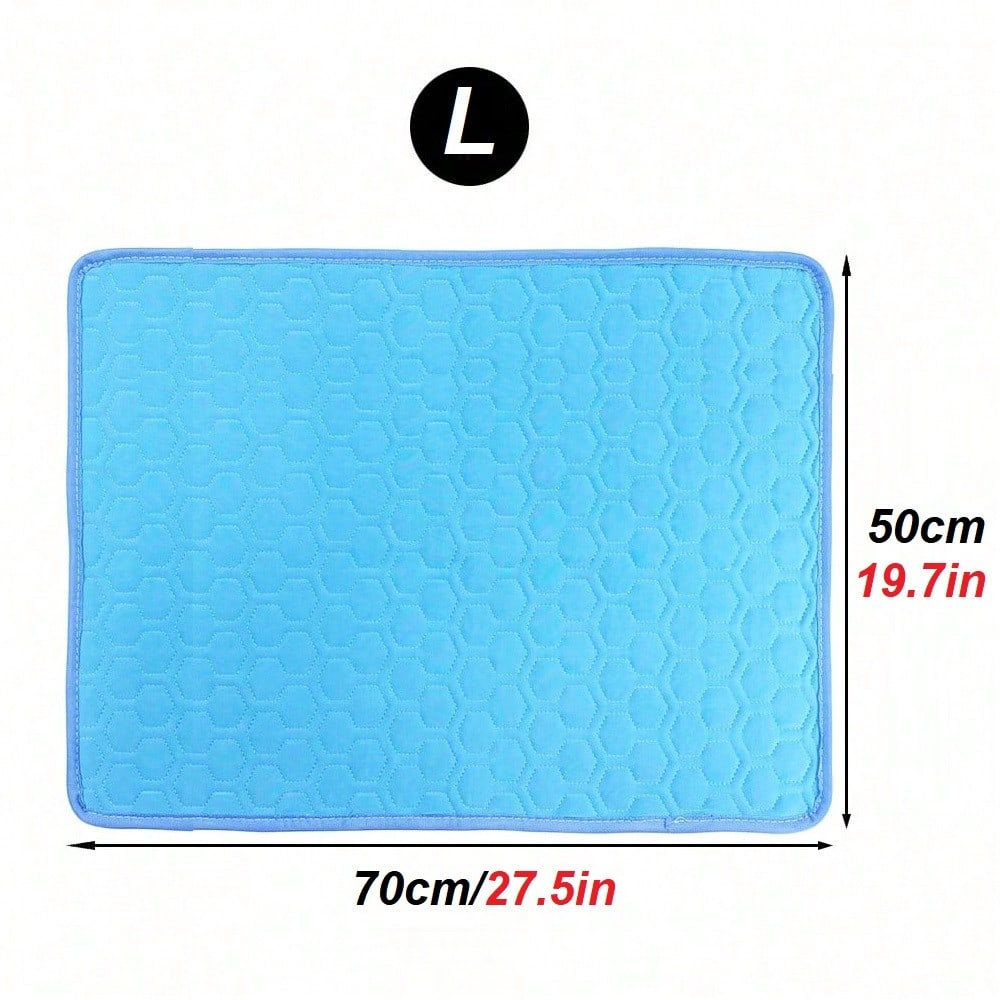 1pc Small Pet Cooling Mat, Hamster & Rabbit Sleep Pad, Pet Bed Mat With Cooling Effect For Summer, Non-Slip Cage Pad Suitable For Cats, Dogs & Small Pets, Indoor Cooling