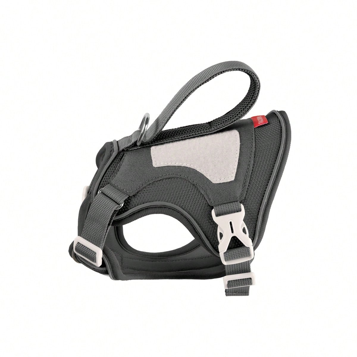 Cat Tactical Harness With Soft Handle, DIY Hook And Loop Cat Outdoor Travel Harness, Suitable For Walking And Escape, Adjustable Large Cat Vest, Can Be Paired With Patches, Soft Mesh Padded Handle For Easy Control