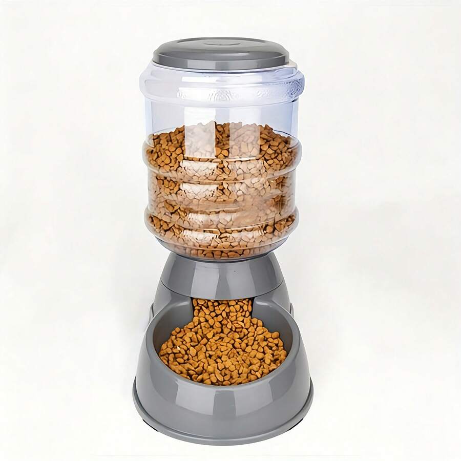 3.8L automatic pet feeder and leak-proof water dispenser designed for cats and dogs.