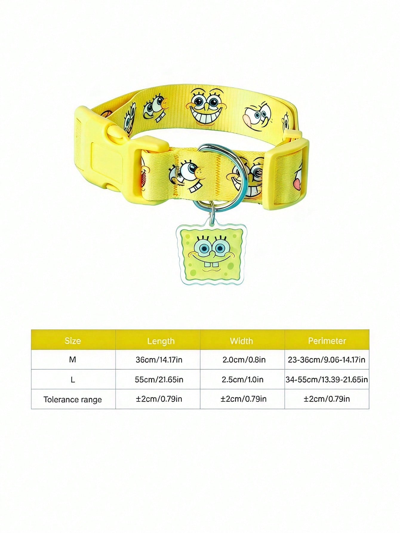 Green polyester X PENSIN pet collar with cartoon pattern and matching pendant for cats and dogs