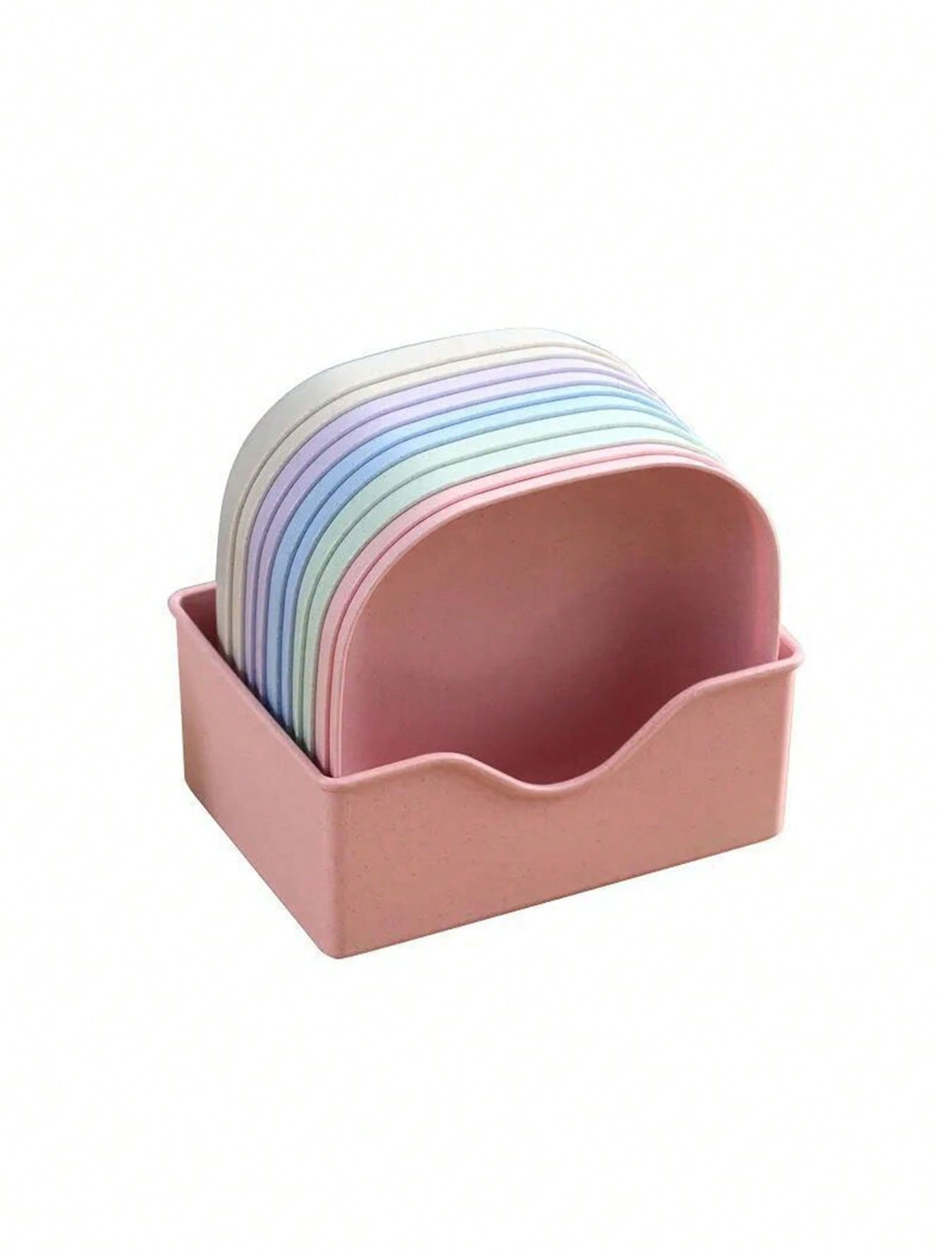 1-10 Cat Bowls, Dog And Cat Bowls, Cat Feeding Bowl With Stand, Cat Bowl For Dry And Wet Food, Cat Bowl Set For Multi-Cat Households, Colourful Colours, Suitable For Snacks And Breakfast, Plastic, Essential Kitchen Tool