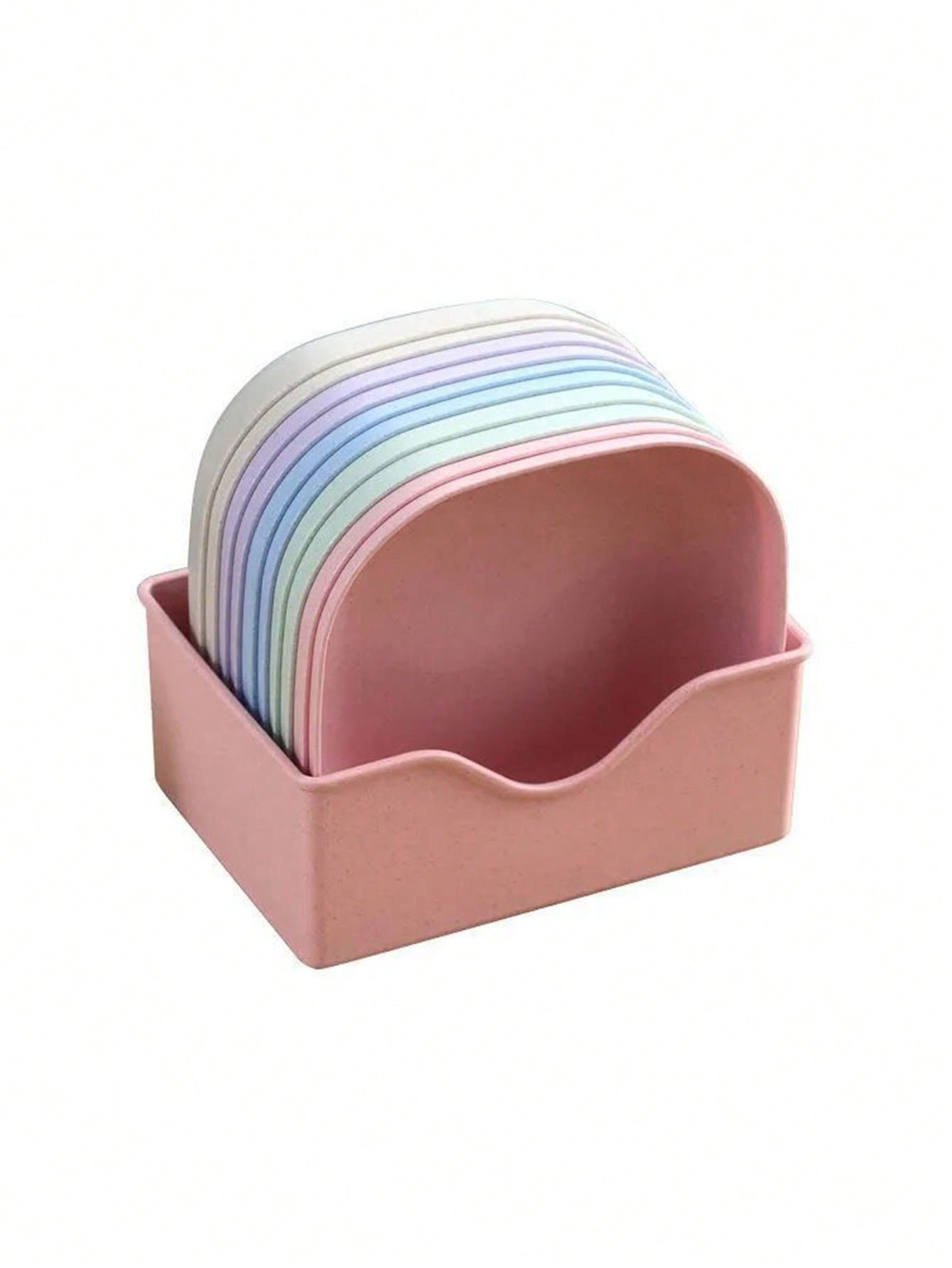 1-10 Cat Bowls, Dog And Cat Bowls, Cat Feeding Bowl With Stand, Cat Bowl For Dry And Wet Food, Cat Bowl Set For Multi-Cat Households, Colourful Colours, Suitable For Snacks And Breakfast, Plastic, Essential Kitchen Tool