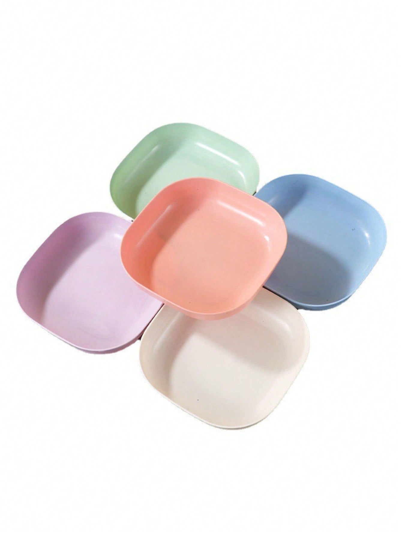 1-10 Cat Bowls, Dog And Cat Bowls, Cat Feeding Bowl With Stand, Cat Bowl For Dry And Wet Food, Cat Bowl Set For Multi-Cat Households, Colourful Colours, Suitable For Snacks And Breakfast, Plastic, Essential Kitchen Tool