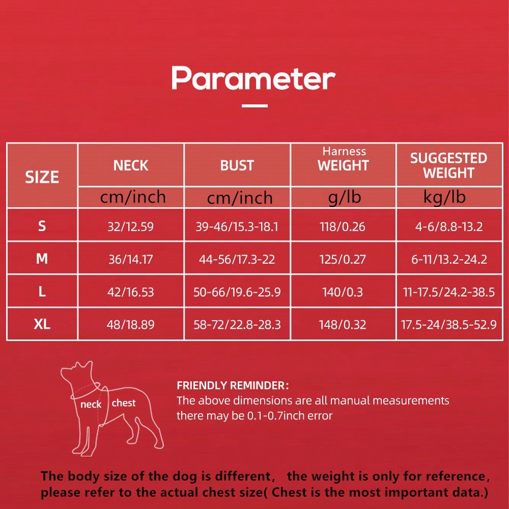 Multicolor soft padded dog harness with adjustable chest strap, reflective detail, and anti-pull vest design for small and medium dogs.