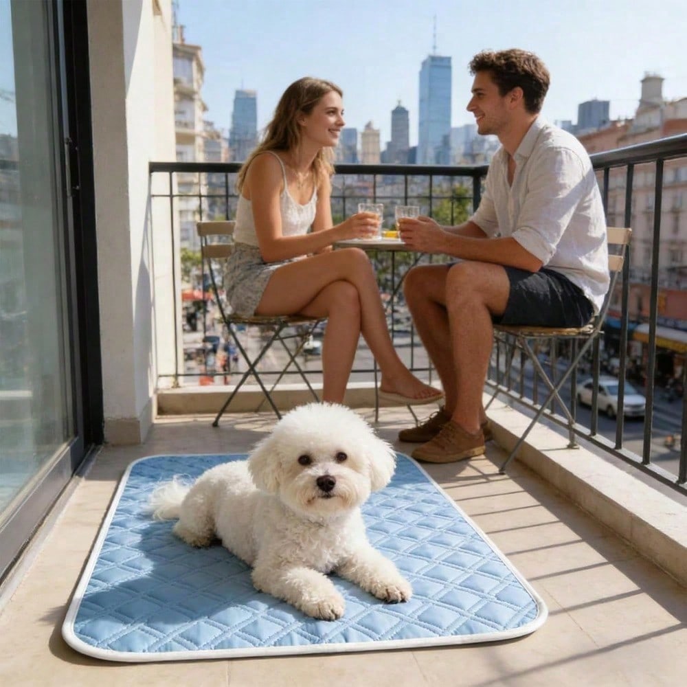 1PC Household Pet Pad Polyester Absorbent Moisture-Proof All-Season Dog Pee Pad , Extra Large Pet Cooling Pad Suitable For Cats And Dogs