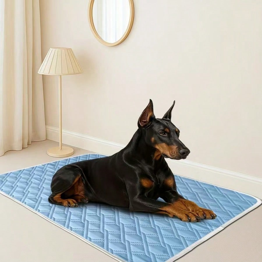 1PC Household Pet Pad Polyester Absorbent Moisture-Proof All-Season Dog Pee Pad , Extra Large Pet Cooling Pad Suitable For Cats And Dogs
