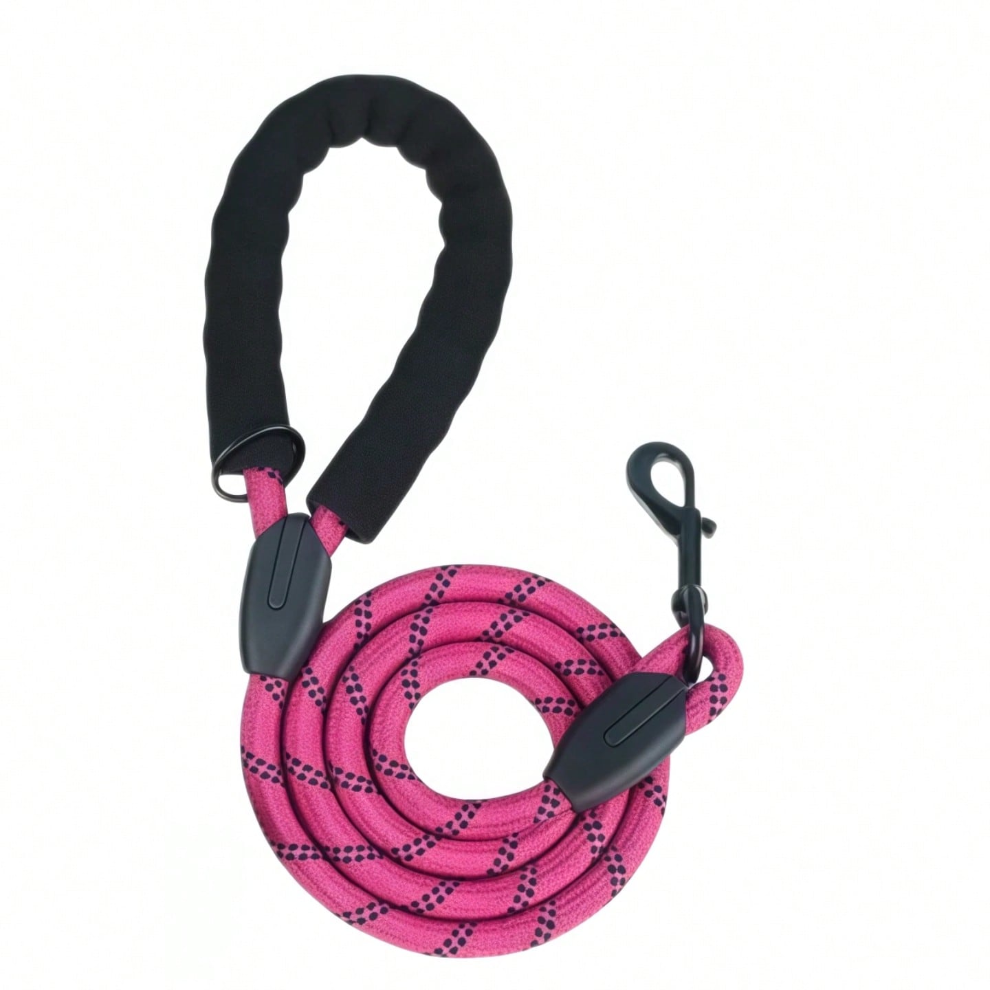 Reflective dog harness and 1.5m leash set with breathable colorblock polyamide chest strap for cats, puppies, and small to large dogs