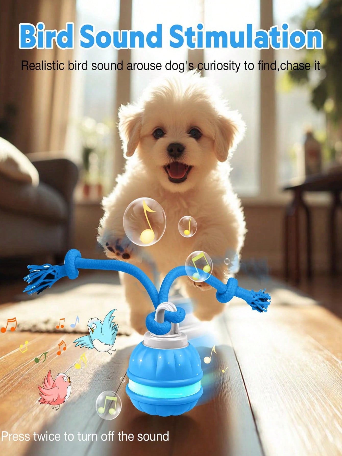 Smart Electric Dog Ball Toy, Motion Sensor Rolling Ball With Durable Rope Tail, Interactive Puppy Toy, Multiple Game Modes, USB Rechargeable Pet Toy, Suitable For Small And Medium Dogs Indoor Entertainment