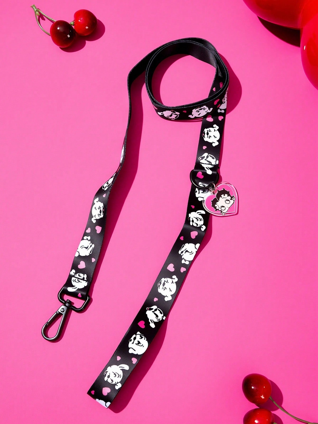 Multicolor cartoon pattern polyester pet harness and leash set with adjustable harness length for cats and dogs