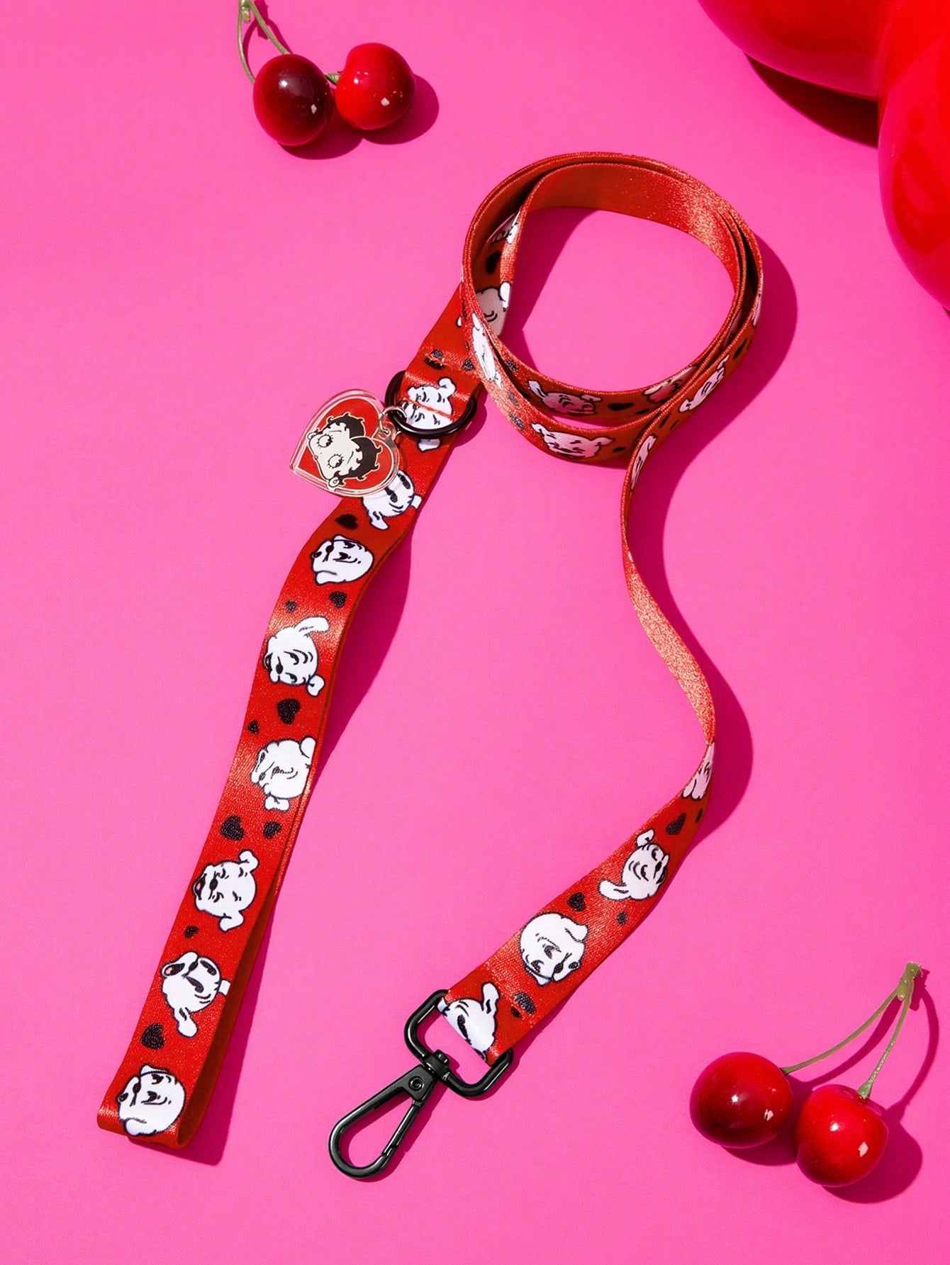Multicolor cartoon pattern polyester pet harness and leash set with adjustable harness length for cats and dogs