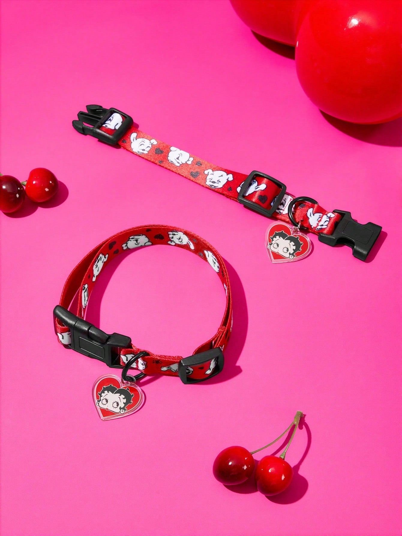 Multicolor cartoon pattern polyester pet harness and leash set with adjustable harness length for cats and dogs
