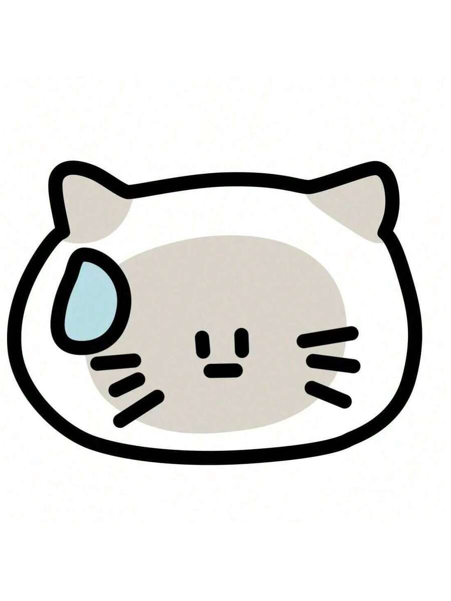 Multicolor cartoon hand-painted style pet feeding mat for cats and dogs, water-absorbing polyester pet bowl placemat.