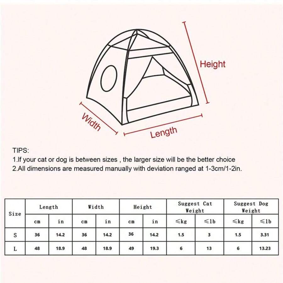 Multicolor princess style pet tent bed for cats and small dogs featuring a breathable sunshade design.
