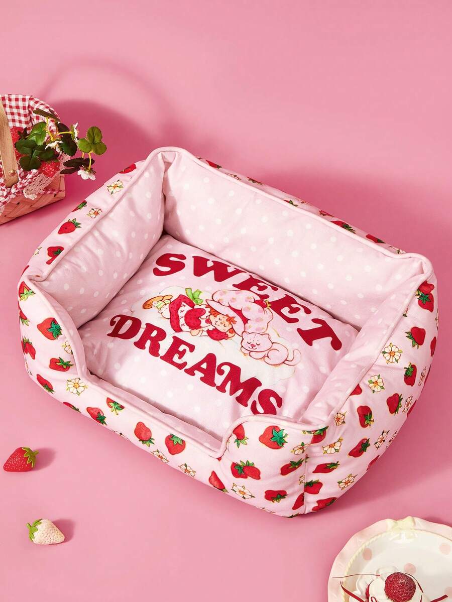 Yellow SpongeBob SquarePants memory foam pet nest bed for cats and dogs