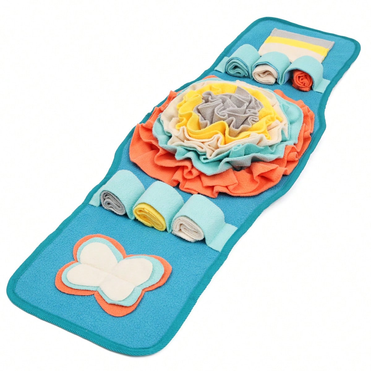 Scent Hound Paradise Dog Scavenger Hunt Watch-Shaped Sniffing Mat Puzzle Game, Interactive Training, Chew Toy, Suitable For All Seasons