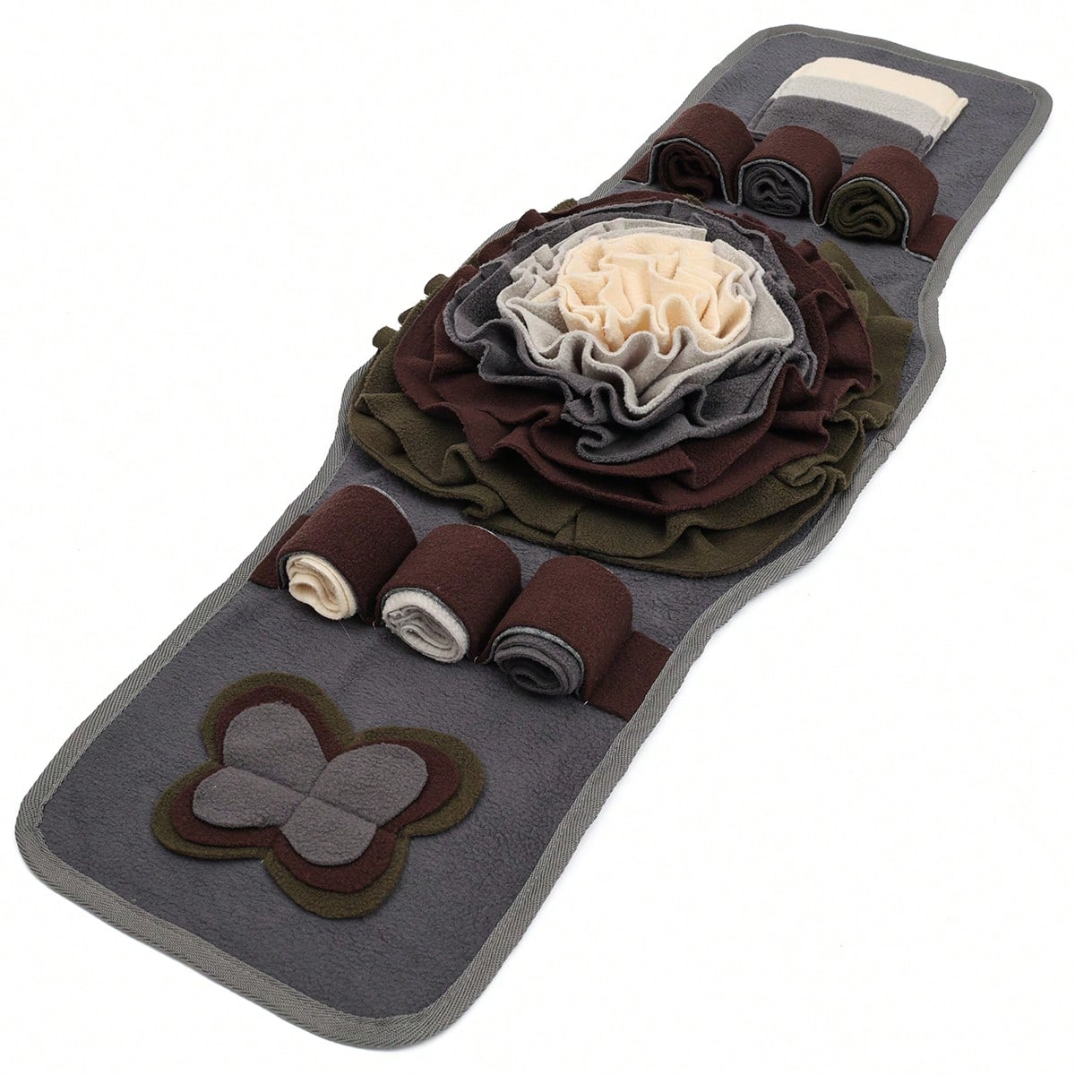 Scent Hound Paradise Dog Scavenger Hunt Watch-Shaped Sniffing Mat Puzzle Game, Interactive Training, Chew Toy, Suitable For All Seasons