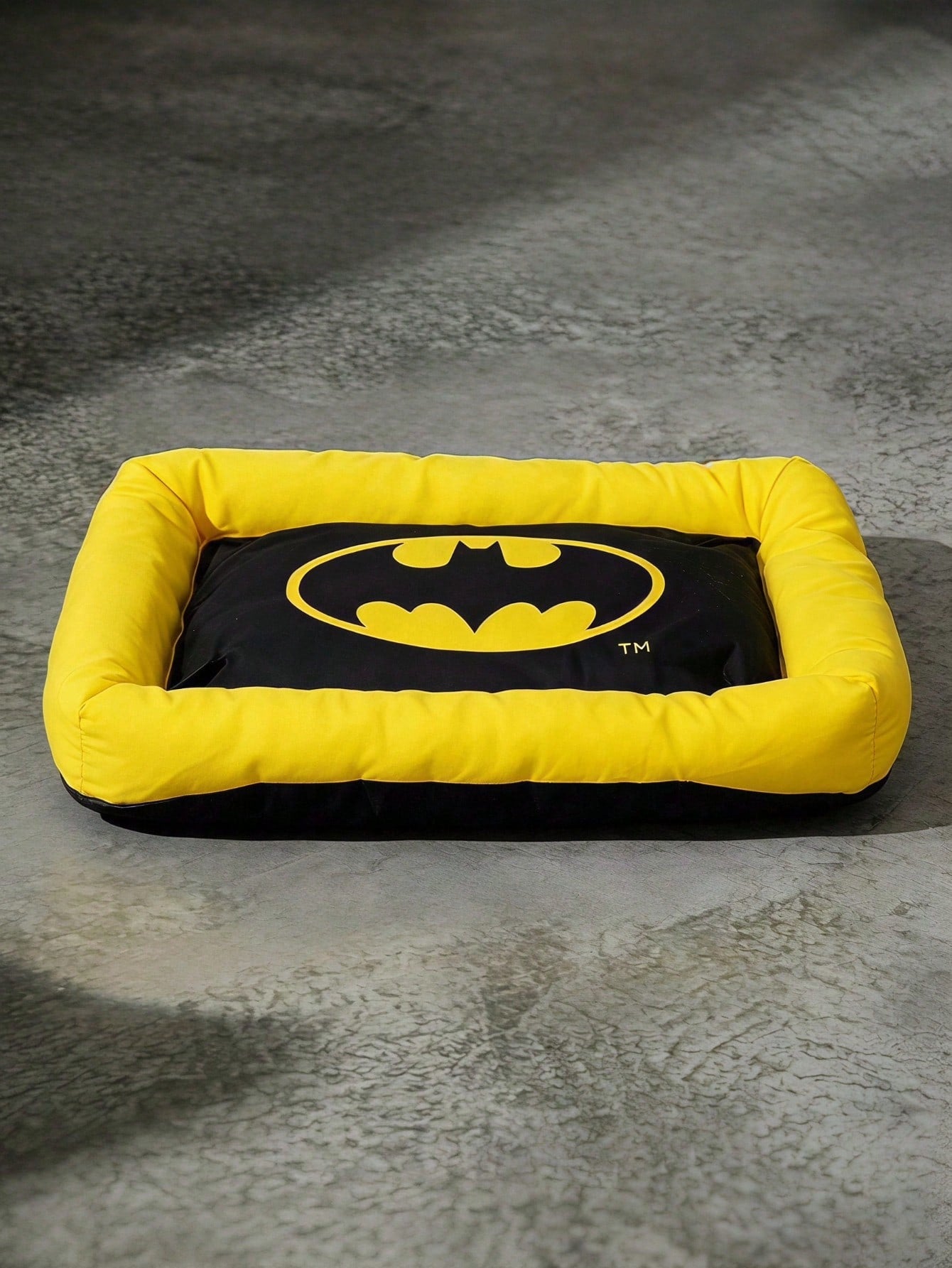 Yellow SpongeBob SquarePants memory foam pet nest bed for cats and dogs