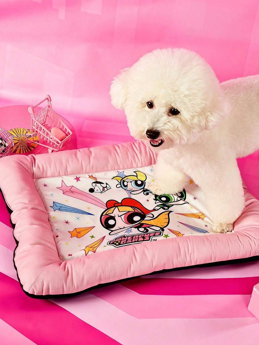 Yellow SpongeBob SquarePants memory foam pet nest bed for cats and dogs