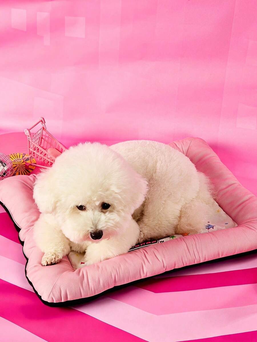 Yellow SpongeBob SquarePants memory foam pet nest bed for cats and dogs