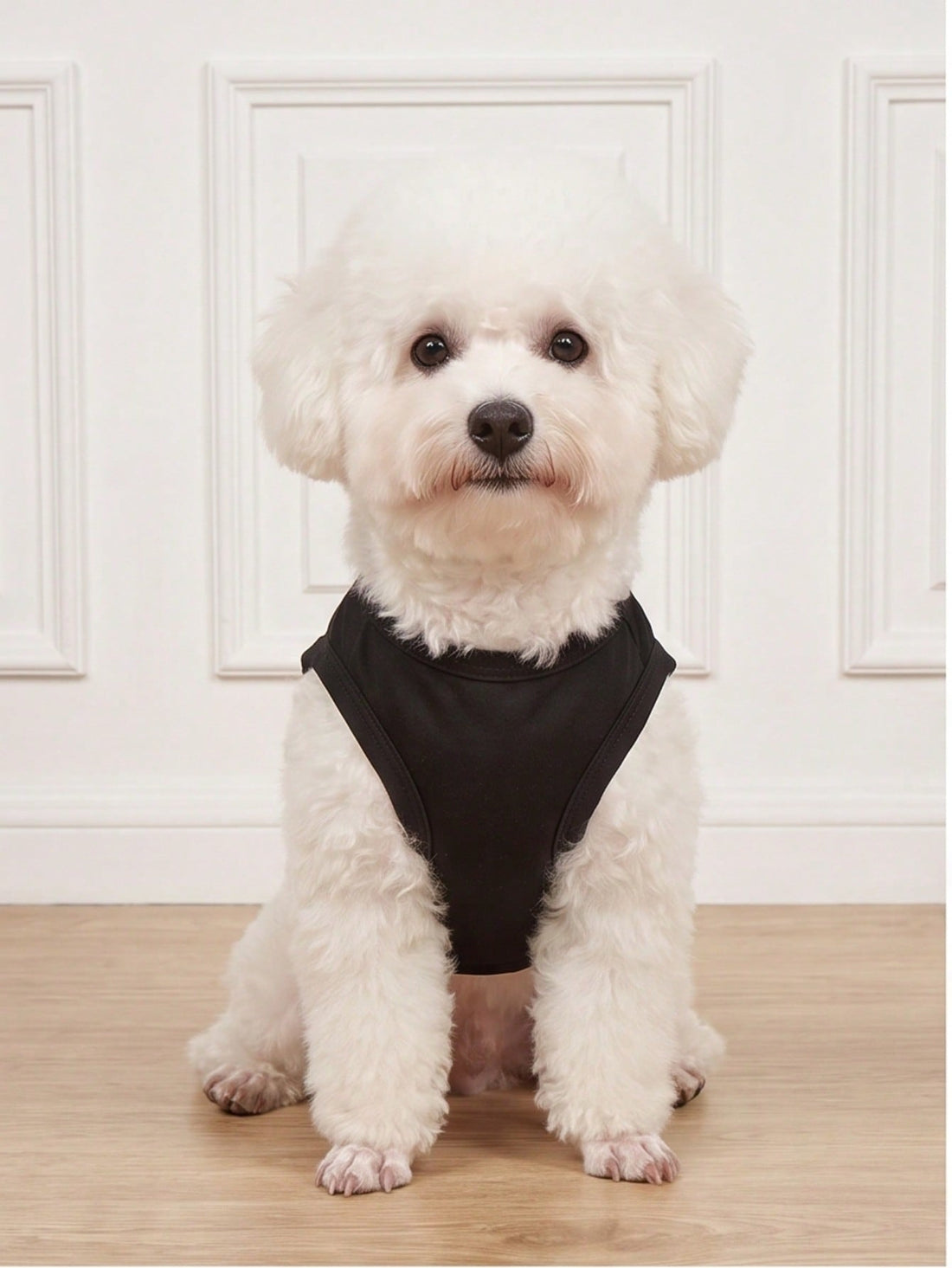 1pc "Mama's Boy" Slogan Graphic Pet Vest, Flea Repellent, Anti-Shedding, Insulation, Breathable For Small/Medium Dogs & Cats, Indoor/Outdoor Use