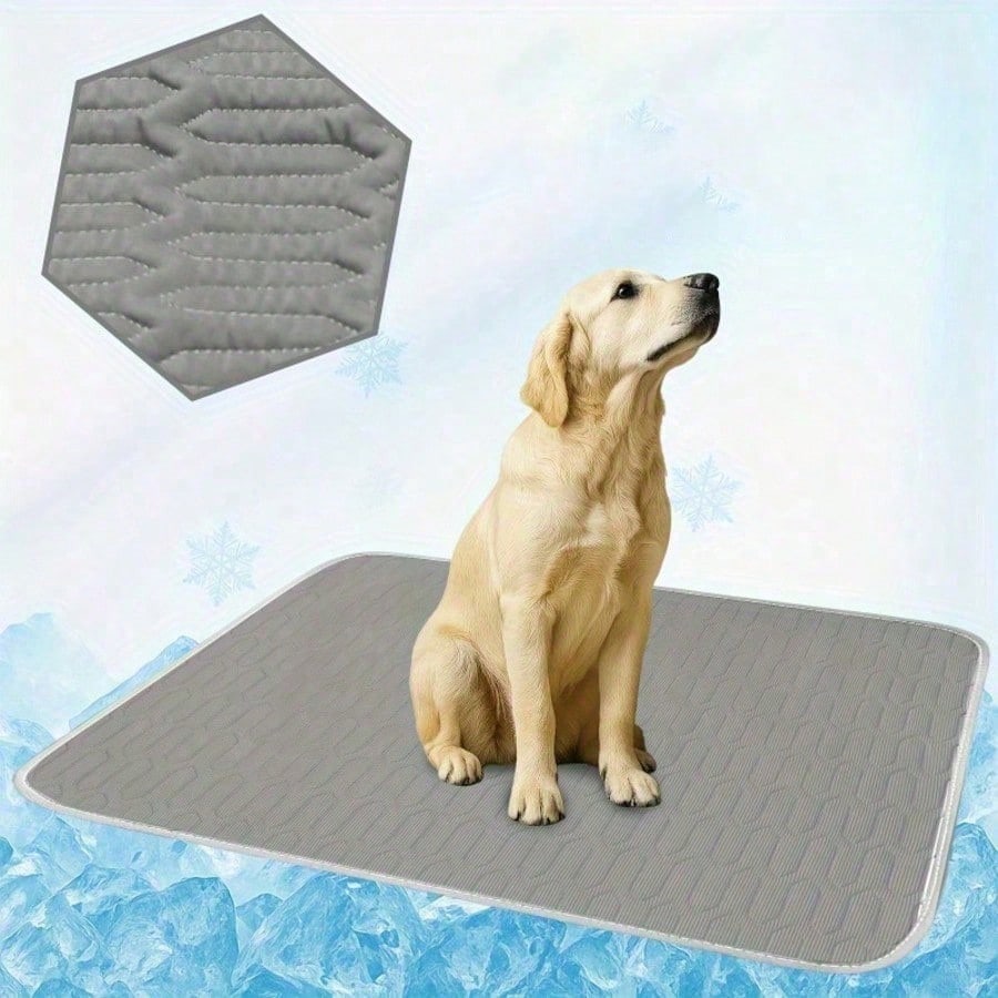 Plus Size Pet Cat Dog Cooling Mat | 5 Sizes Available | Breathable Mesh Fabric | Summer Pet Cooling Pad | Ice Silk Pet Cooling Mat | Suitable For Bed And Sofa